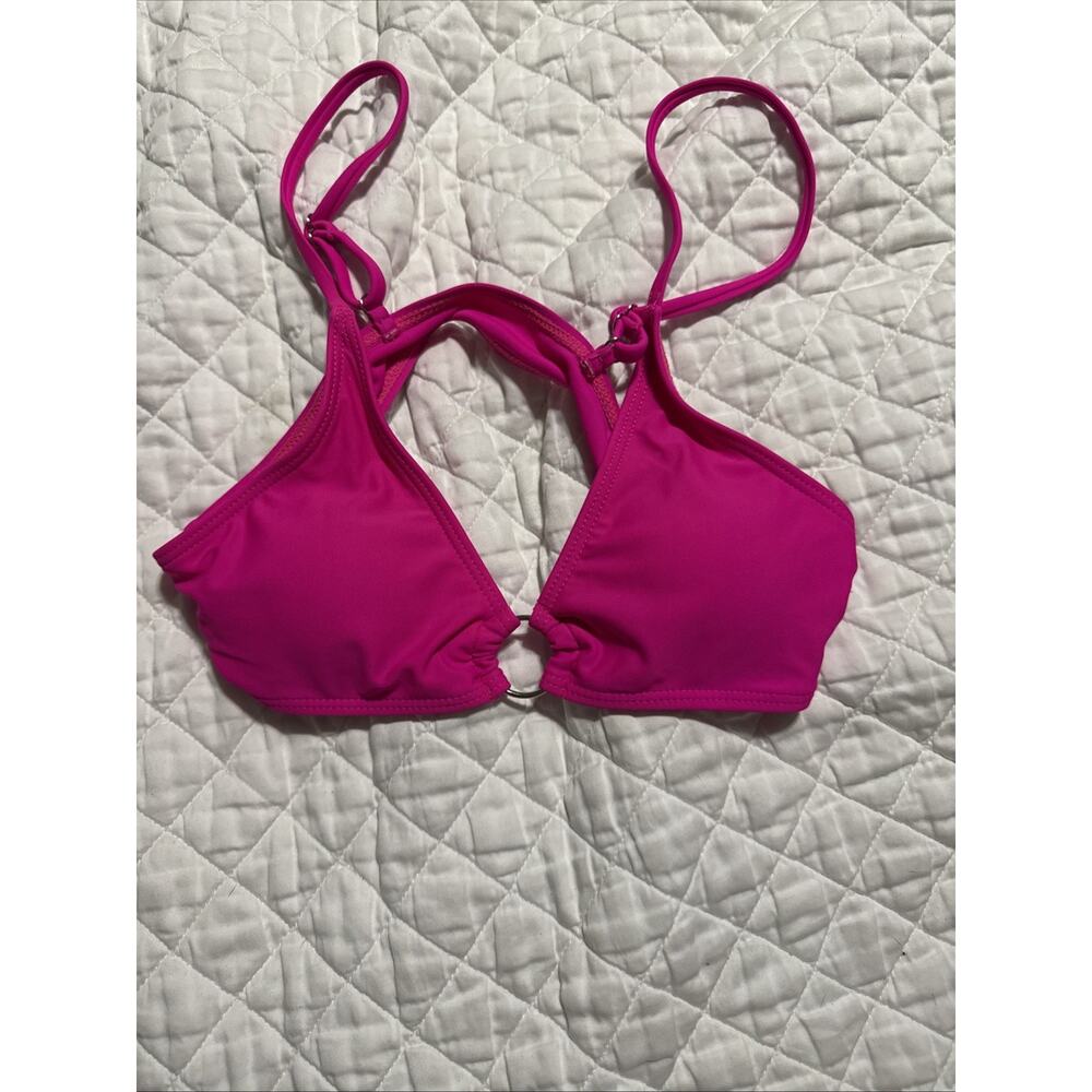 pink bikini top S